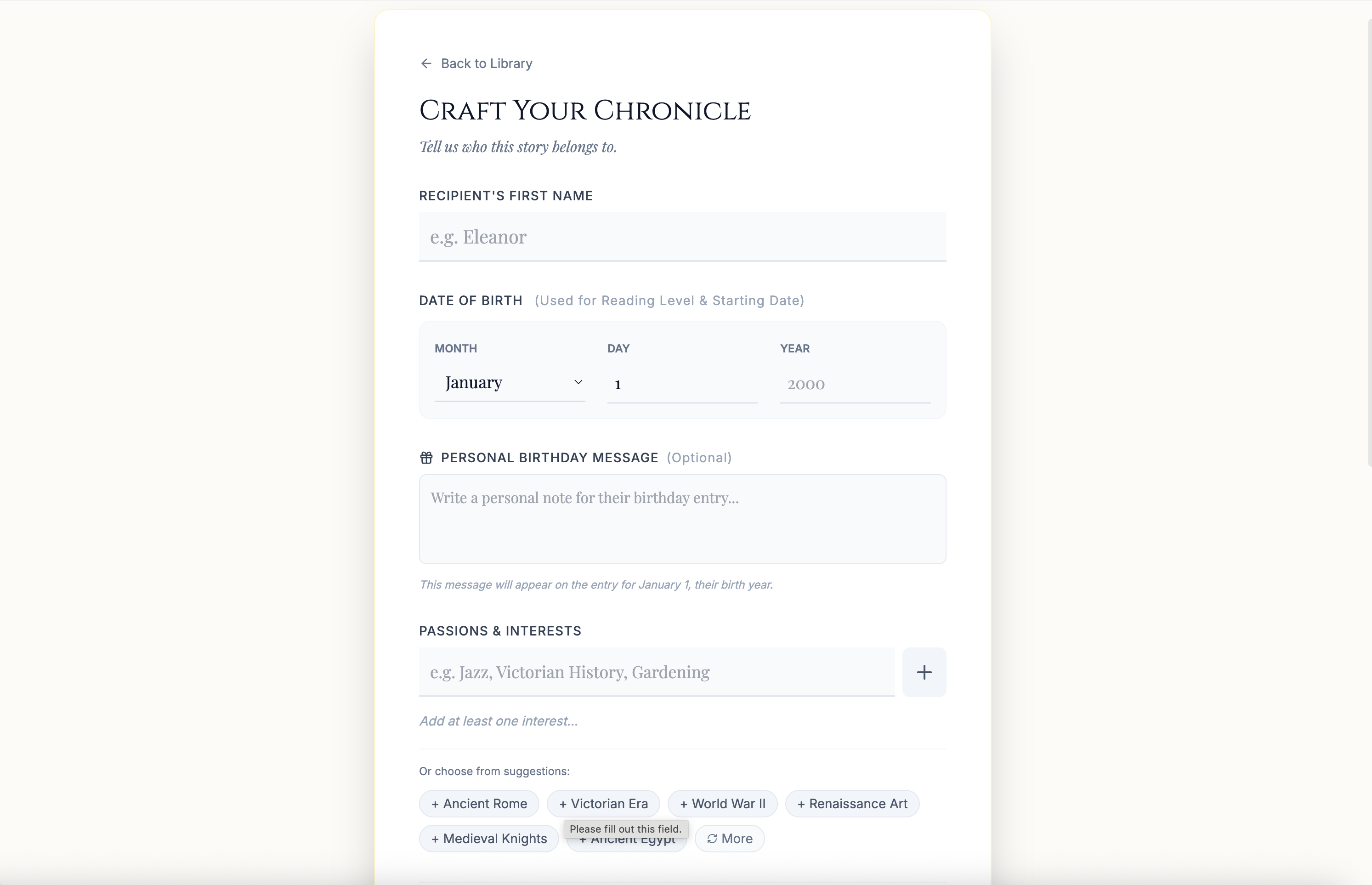 On This Day | Personalised Year Book screenshot 3